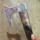 Fenrir Knotwork Handmade Carbon Steel Viking Axe