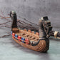 2022 New Style Viking Dragon Boat with shield and seat and many detail as vikings gift