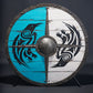 Eivor Valhalla Raven Authentic Viking Shield, 24" / 30"