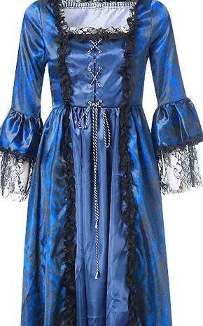 Wine Gothic Witch Medieval Wedding Dress Renaissance Dress for Women