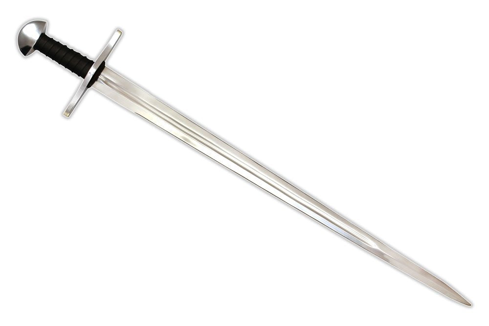 Plain Guardsman Unadorned Sword with Leather Sheath Fully Functional