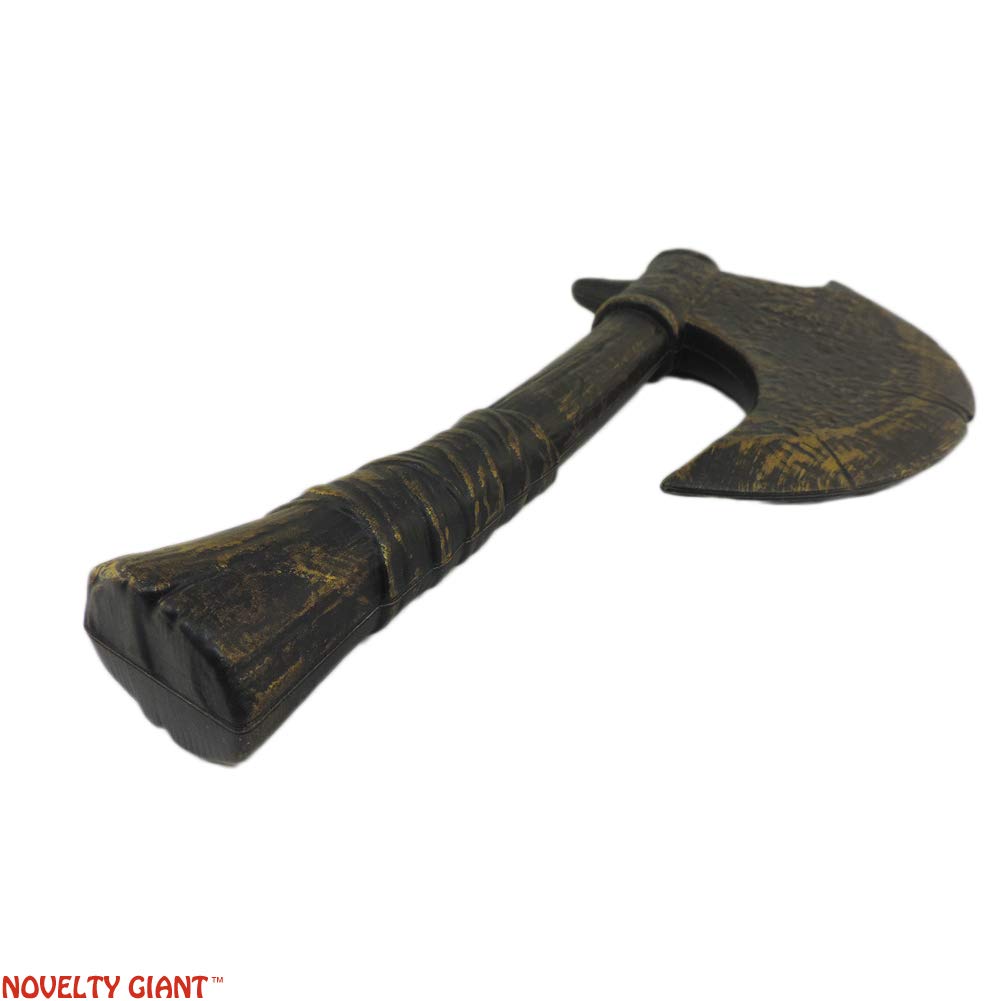 Barbarian Medieval Viking Hand Axe Tomahawk Costume Accesory Black