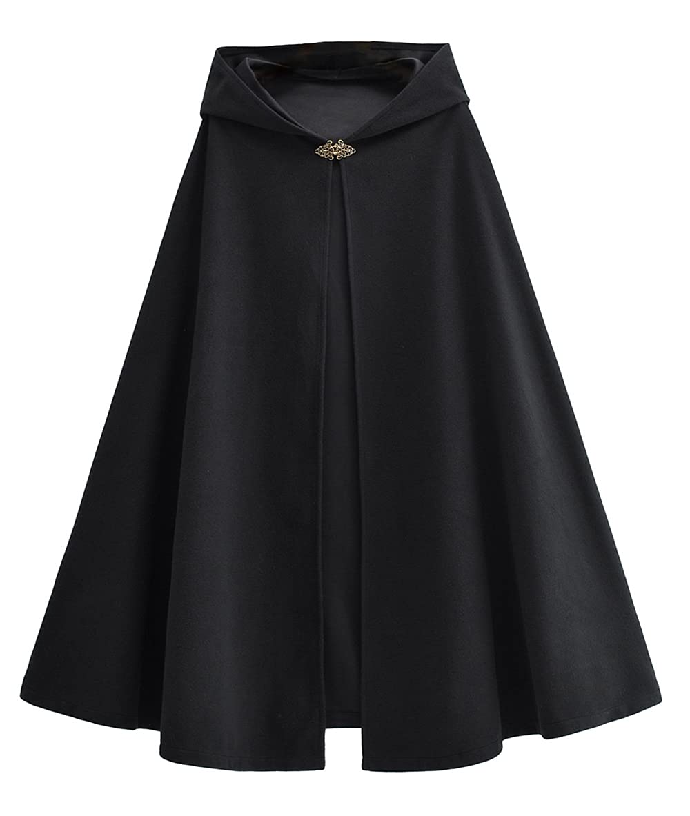 Women's Calf Length Cotton Lining Cloak