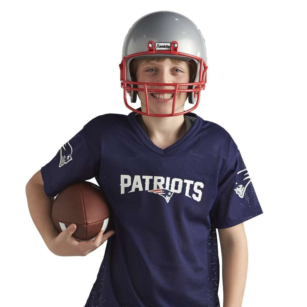 Franklin Sports NFL Youth Football Uniform Set for Boys & Girls - Includes Helmet, Jersey & Pants with Chinstrap + Numbers Minnesota Vikings Medium