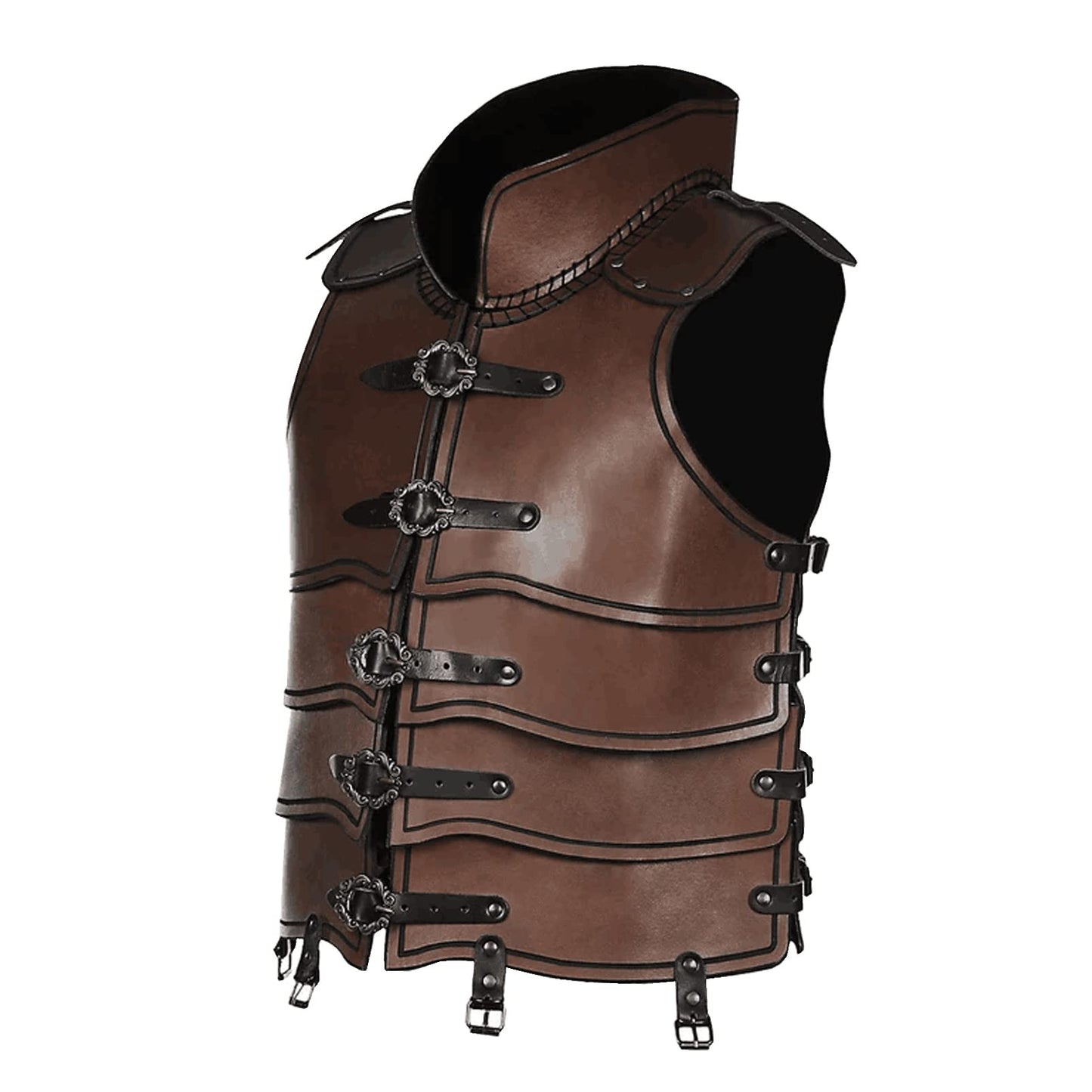 Medieval Chest Armor for Men Viking Leather Armour