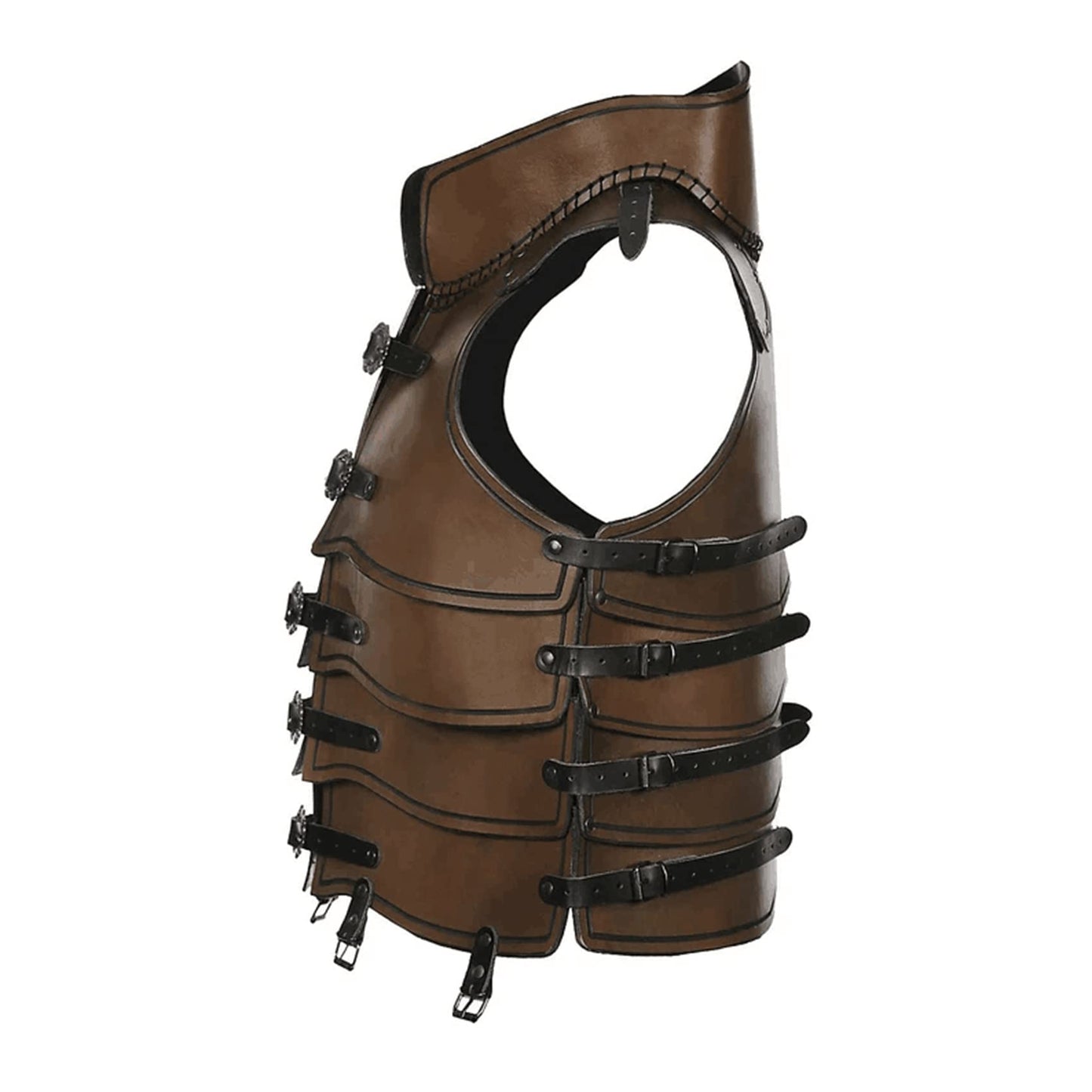 Medieval Chest Armor for Men Viking Leather Armour