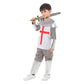 Funivals Boys Costume for Halloween Carnival，Boy Suit Role Play with Accessories Medium Viking Warrior