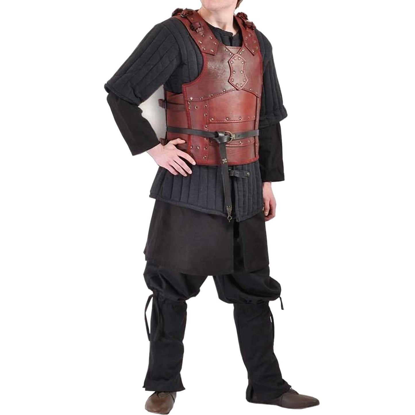 Medieval Chest Armor for Men Viking Leather Armour