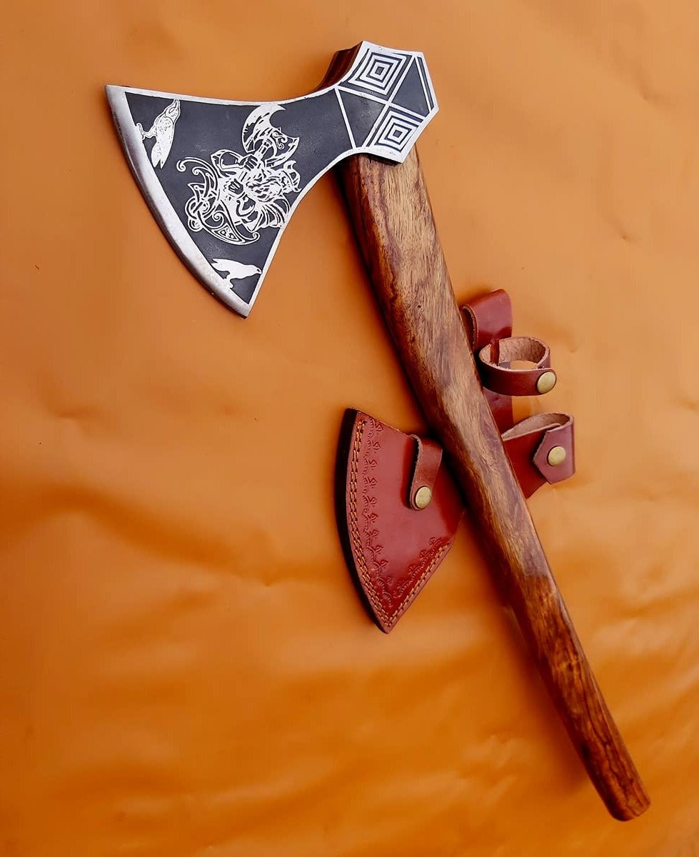 Handmade Hatchet Axe with Sheath