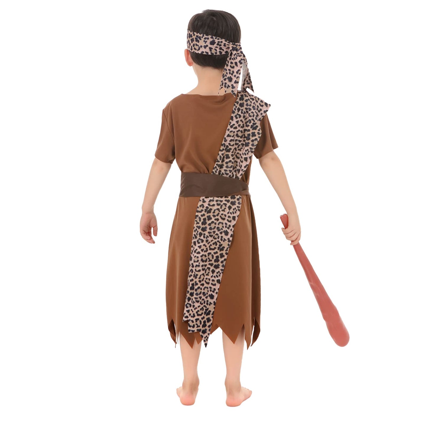 Funivals Boys Costume for Halloween Carnival，Boy Suit Role Play with Accessories Medium Viking Warrior