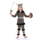 Funivals Boys Costume for Halloween Carnival，Boy Suit Role Play with Accessories Medium Viking Warrior