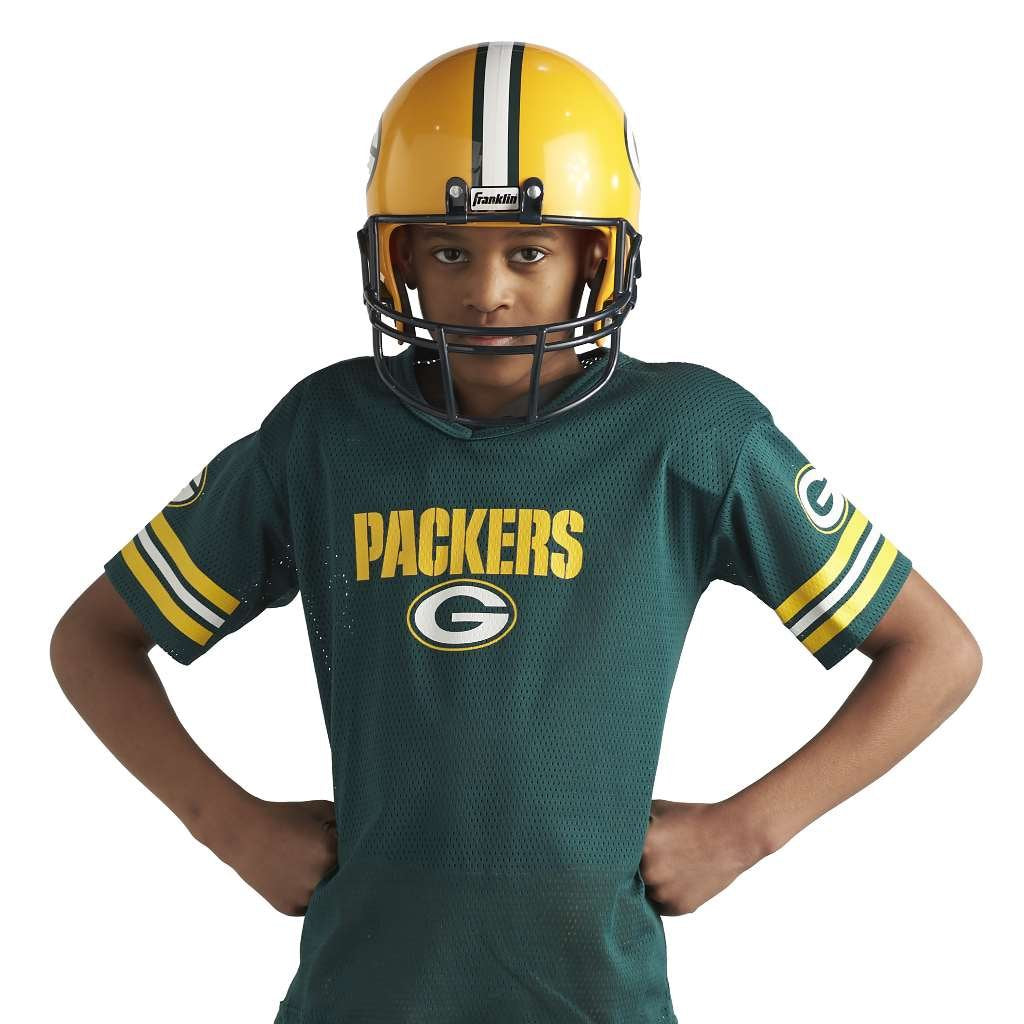 Franklin Sports NFL Youth Football Uniform Set for Boys & Girls - Includes Helmet, Jersey & Pants with Chinstrap + Numbers Minnesota Vikings Medium