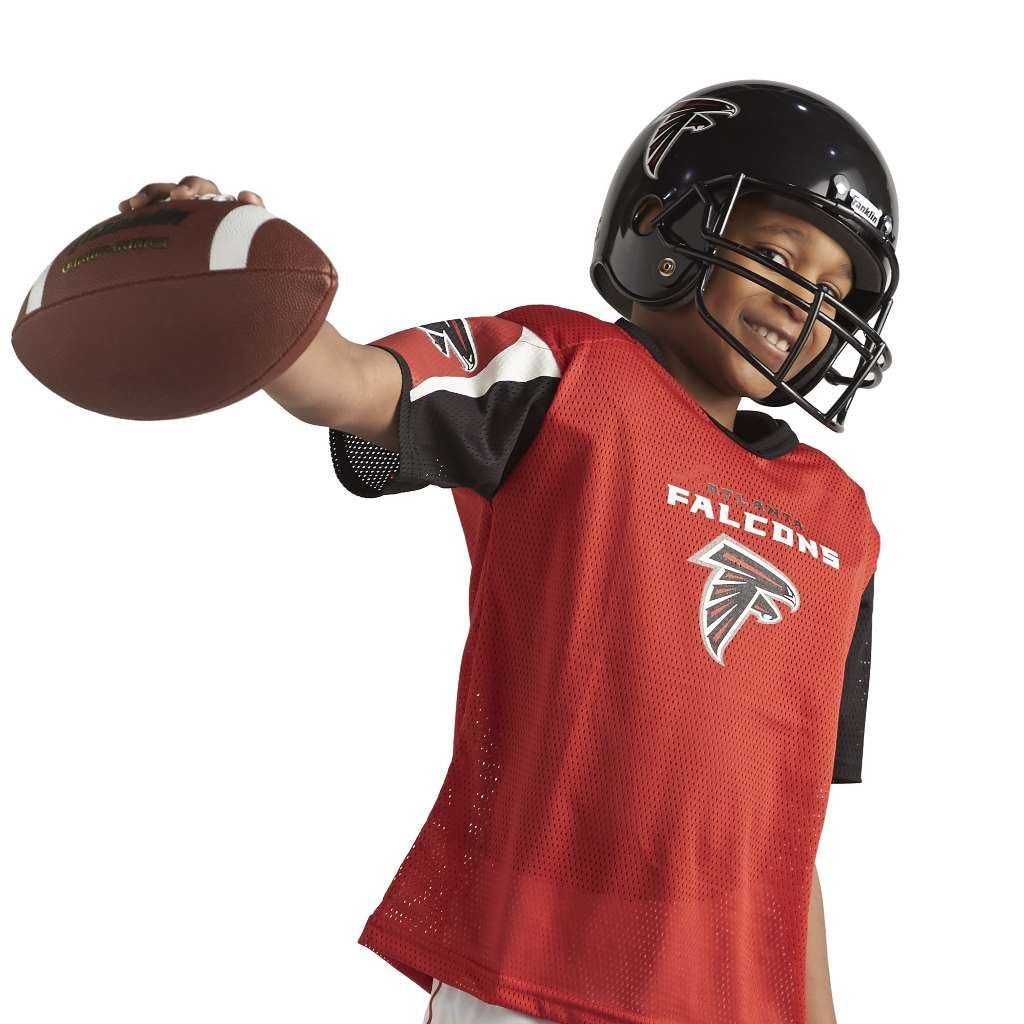 Franklin Sports NFL Youth Football Uniform Set for Boys & Girls - Includes Helmet, Jersey & Pants with Chinstrap + Numbers Minnesota Vikings Medium