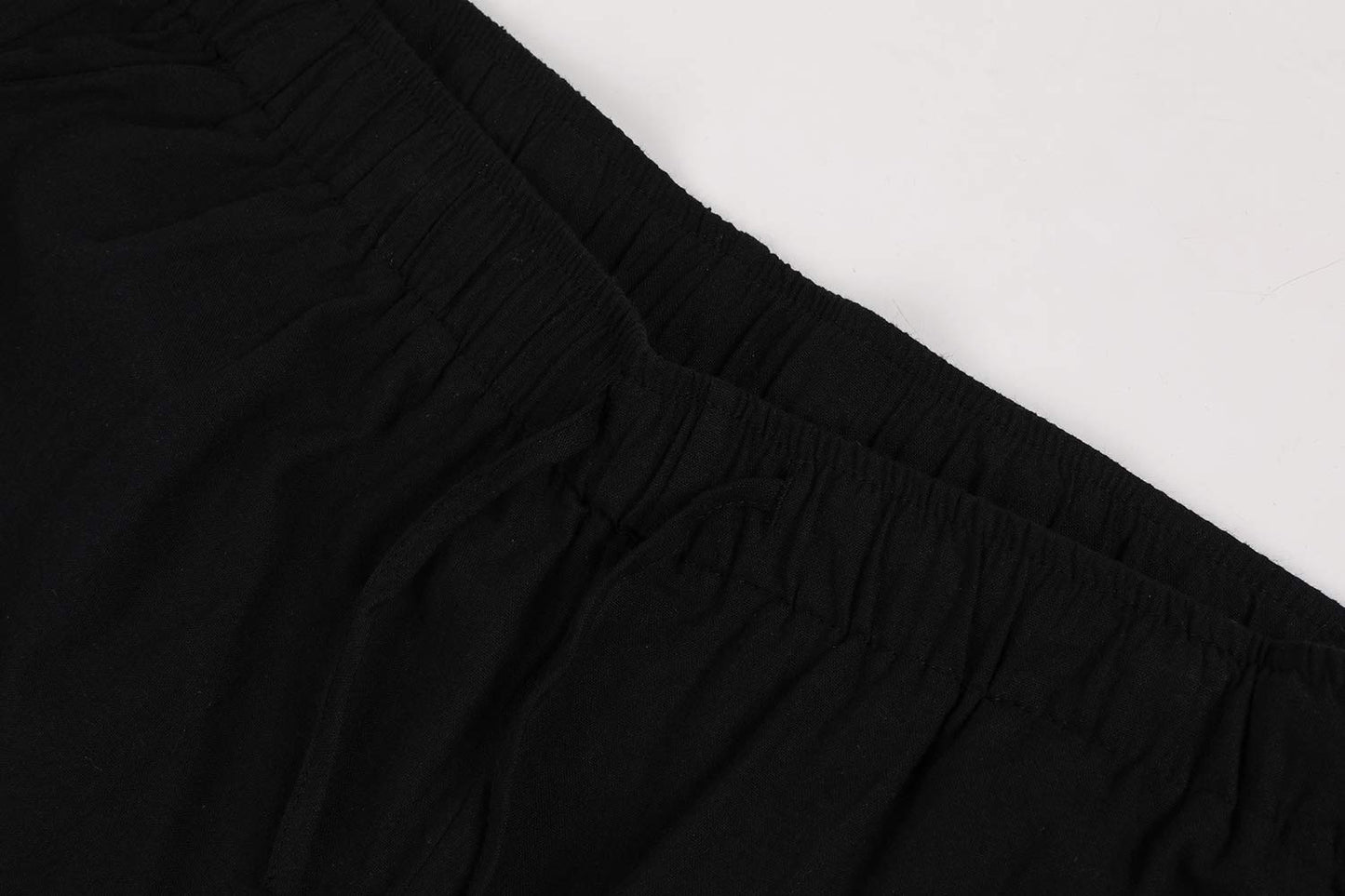 Calf-Length Tie-Hem Ketill Pants