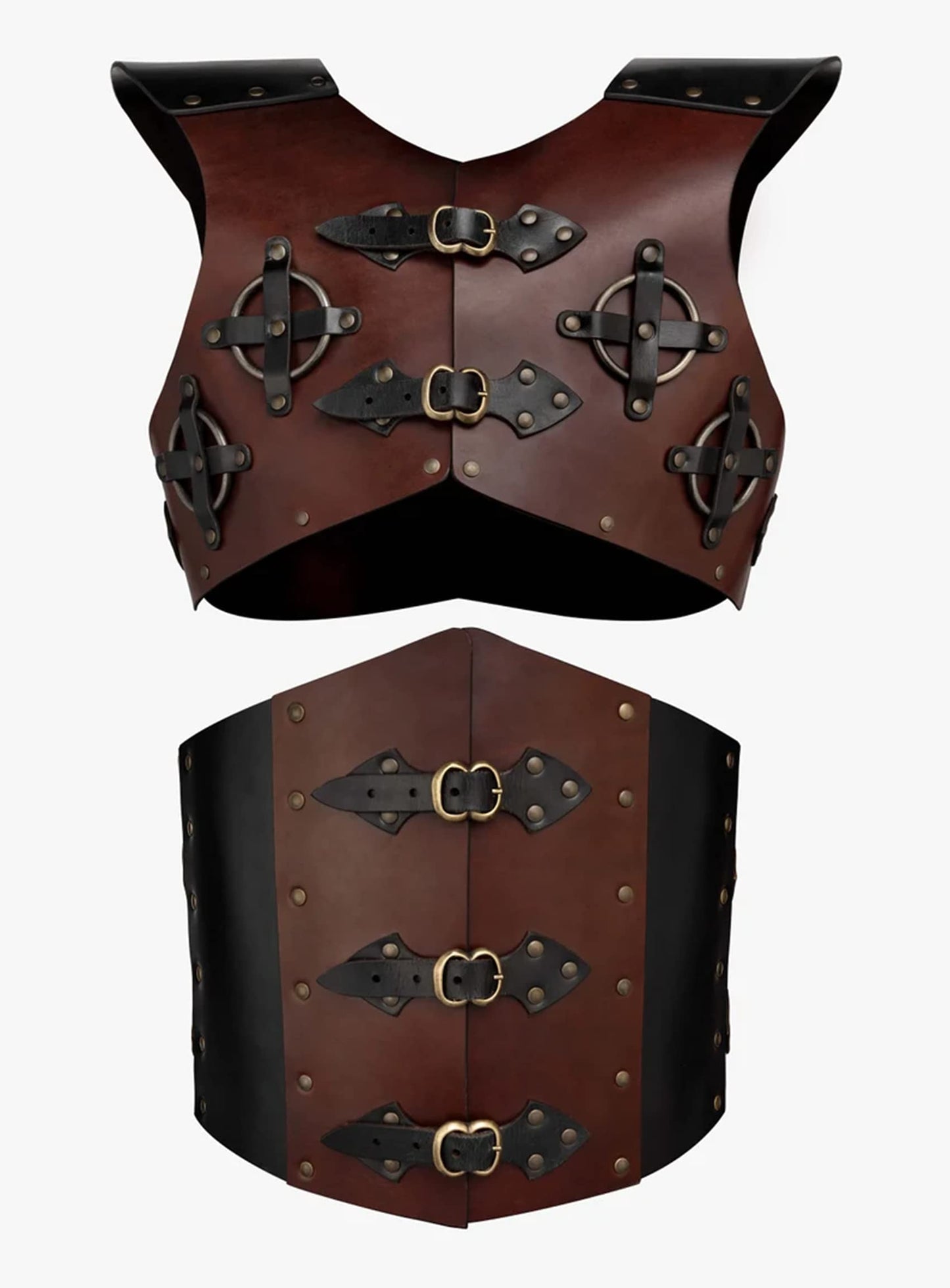 Medieval Chest Armor for Men Viking Leather Armour