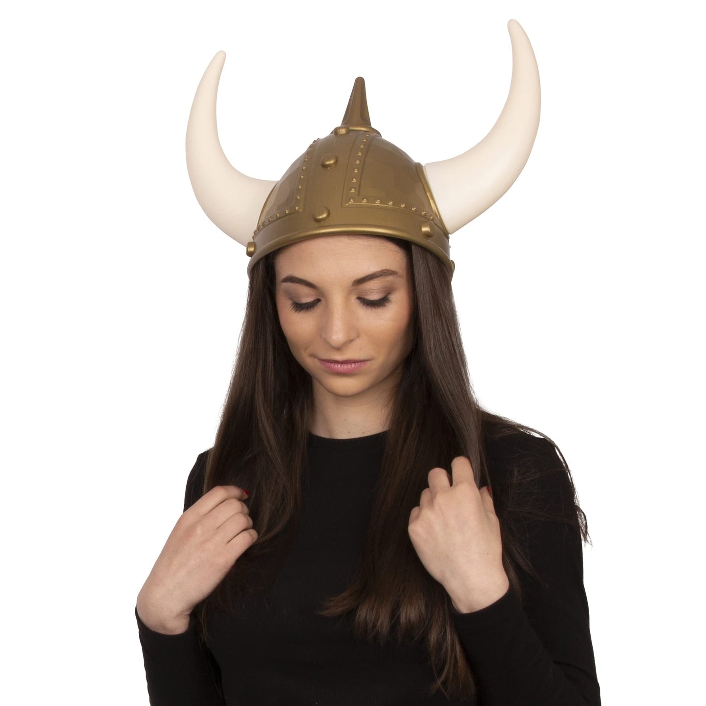 Funny Party Hats Costume Hats - Viking Helmet - 4 Pack Viking Hats - Viking Costumes - Vikings