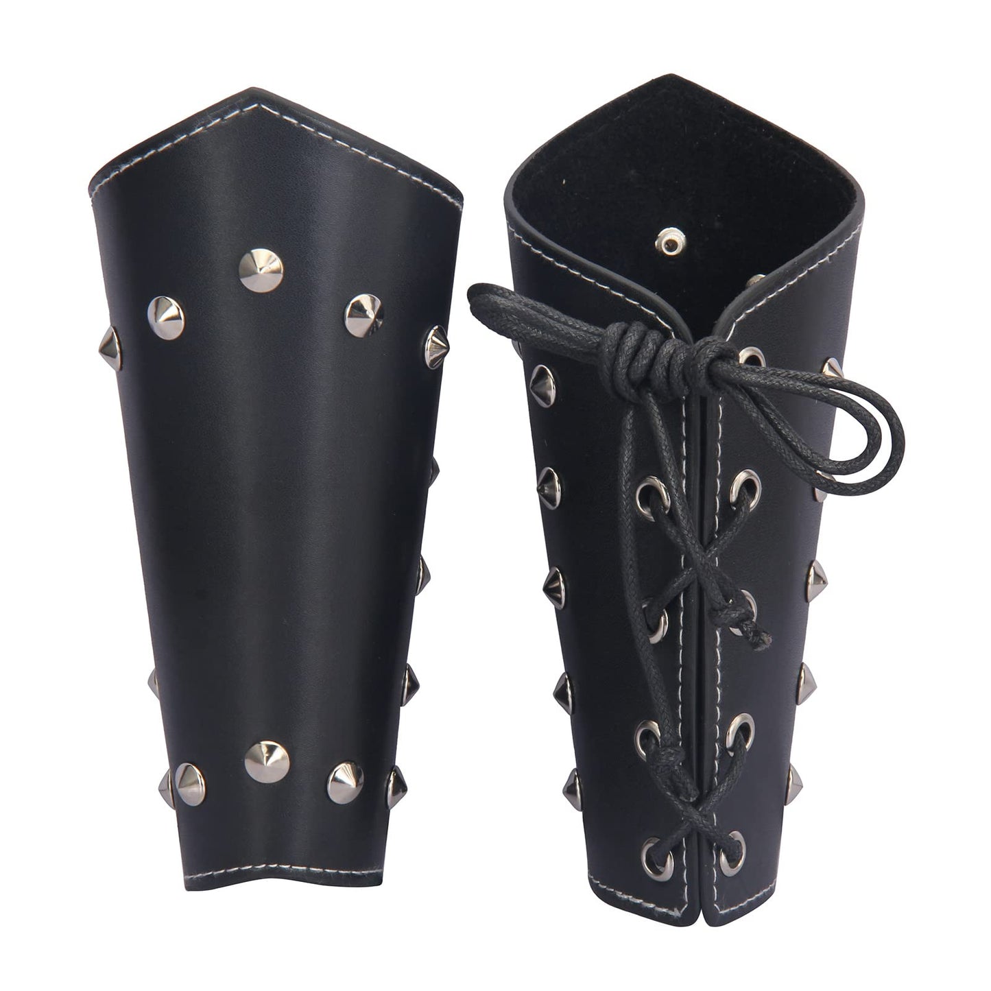 Leather Gauntlet Wristband Medieval Archery Bracers