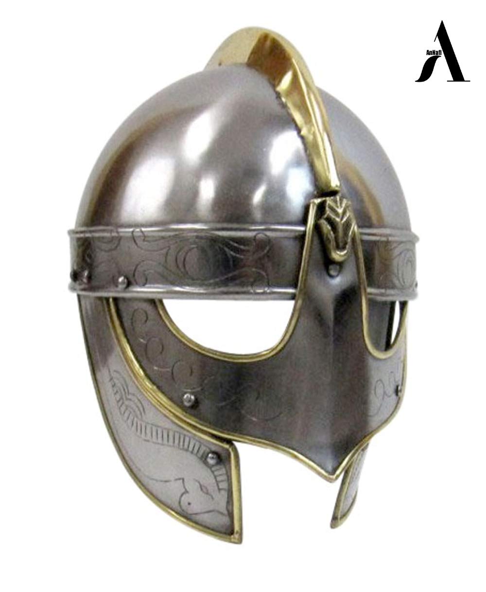 Handcrafted Viking Cavalry Armor Helmet