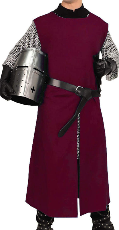 Arming Surcoat Simple Split-Front Viking Tunic