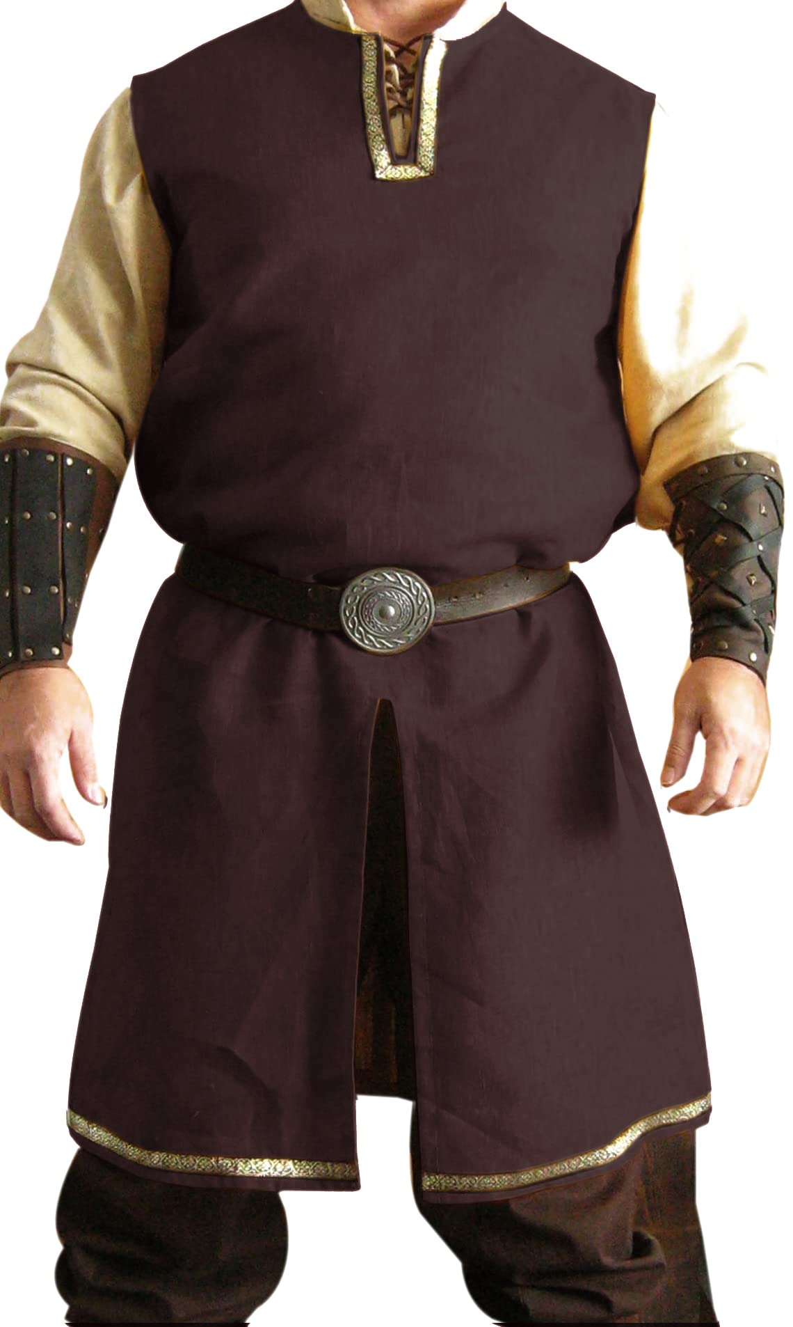 Medieval Knight Viking Tunic Men's Costume