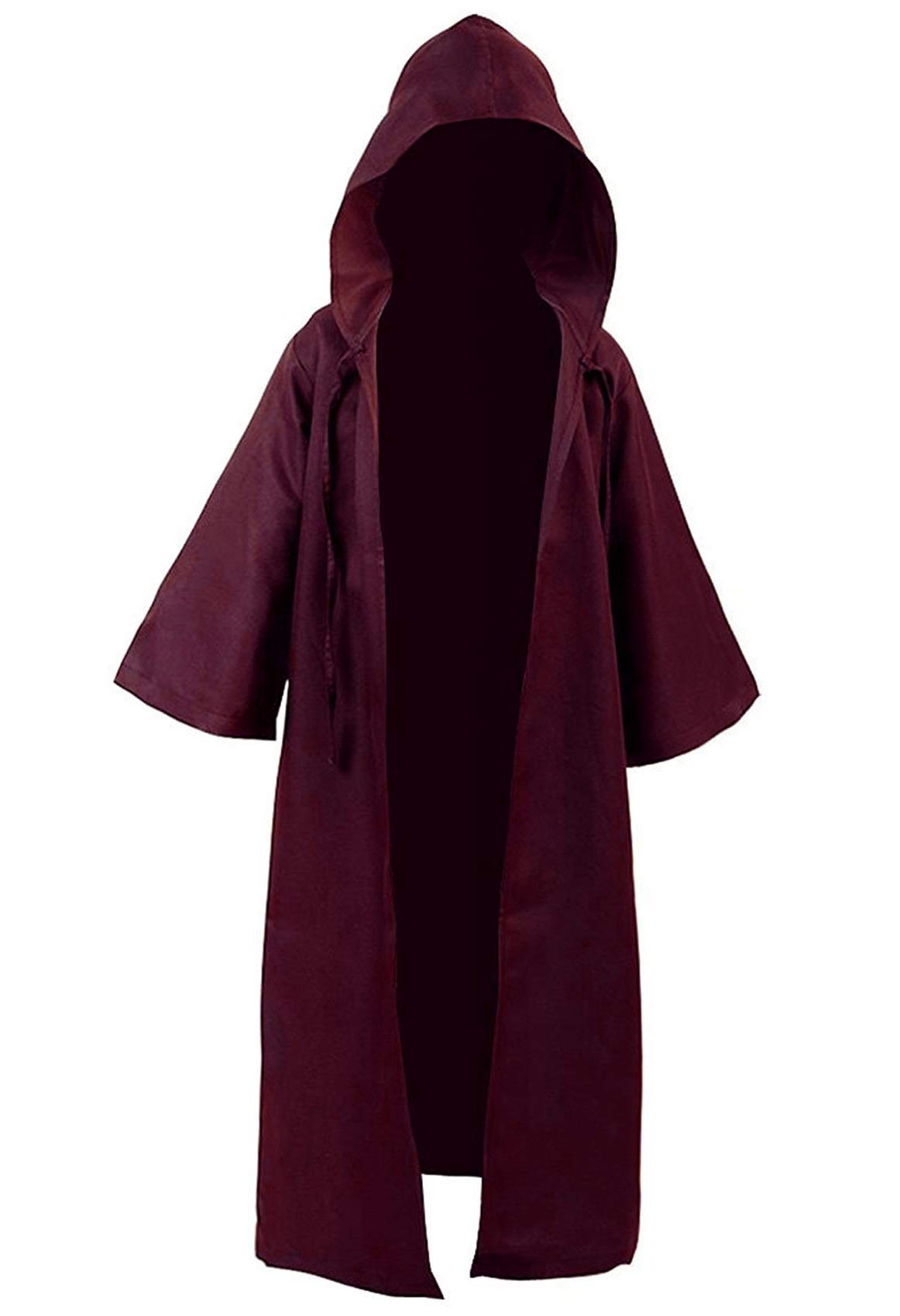 GOLDSTITCH Men Hooded Robe Cloak Knight Fancy Cool Cosplay Costume XX-Large Brown(cloak)