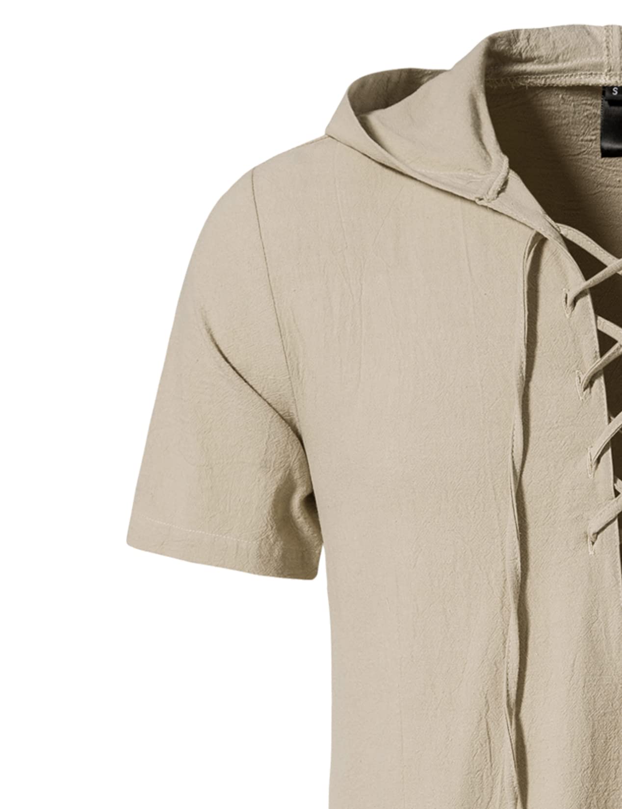Modern Hemmed Summer Weight Cotton Tunic with Hood