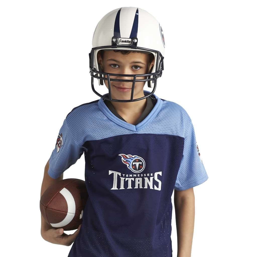 Franklin Sports NFL Youth Football Uniform Set for Boys & Girls - Includes Helmet, Jersey & Pants with Chinstrap + Numbers Minnesota Vikings Medium