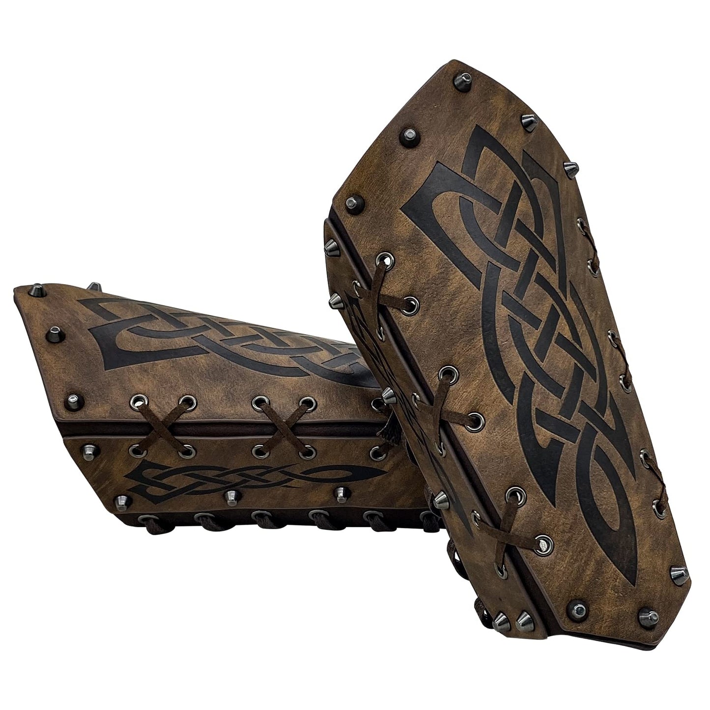 Leather Bracer Arm Cuff Armor Medieval Vambrace