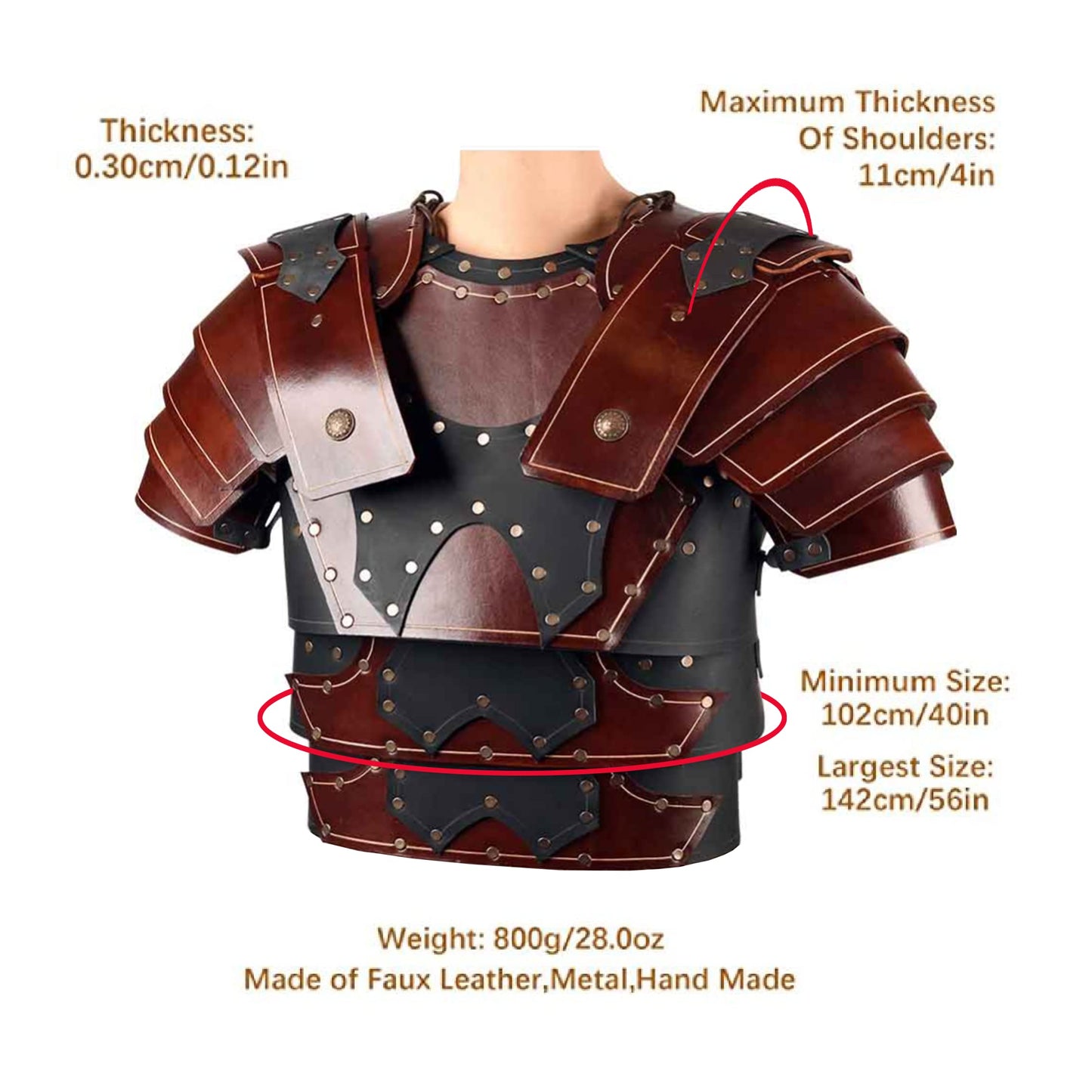 Deluxe Medieval Chest Armor Viking Warrior