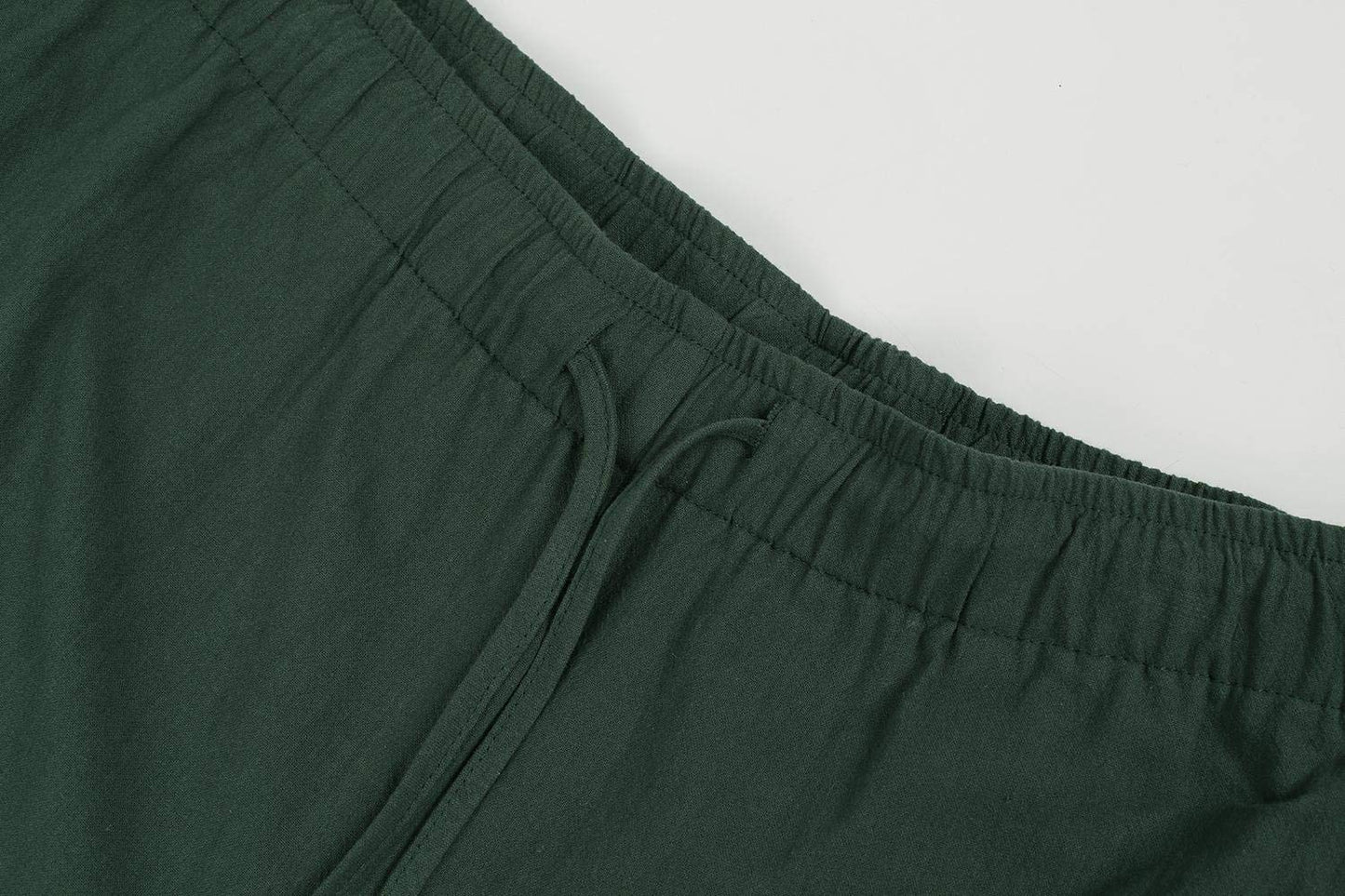 Calf-Length Tie-Hem Ketill Pants