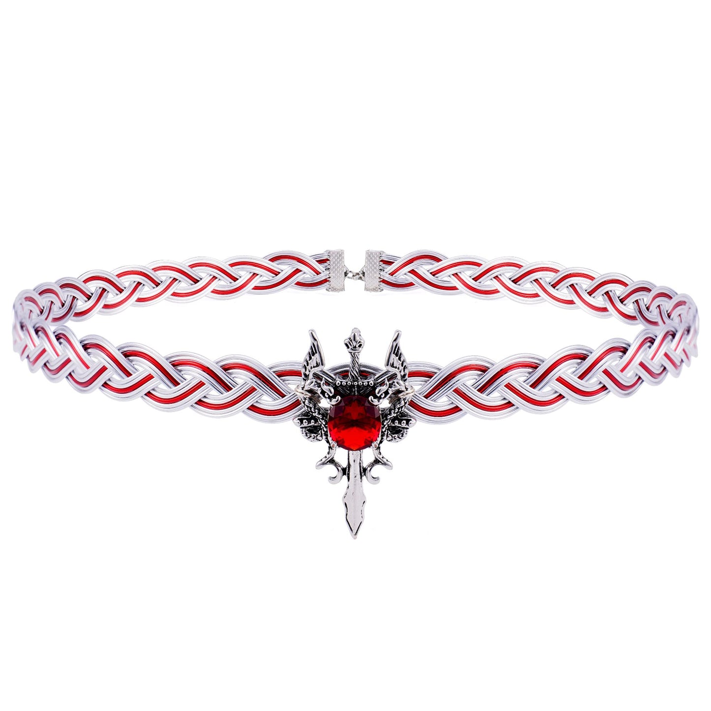 Braided Metal Circlet Crown