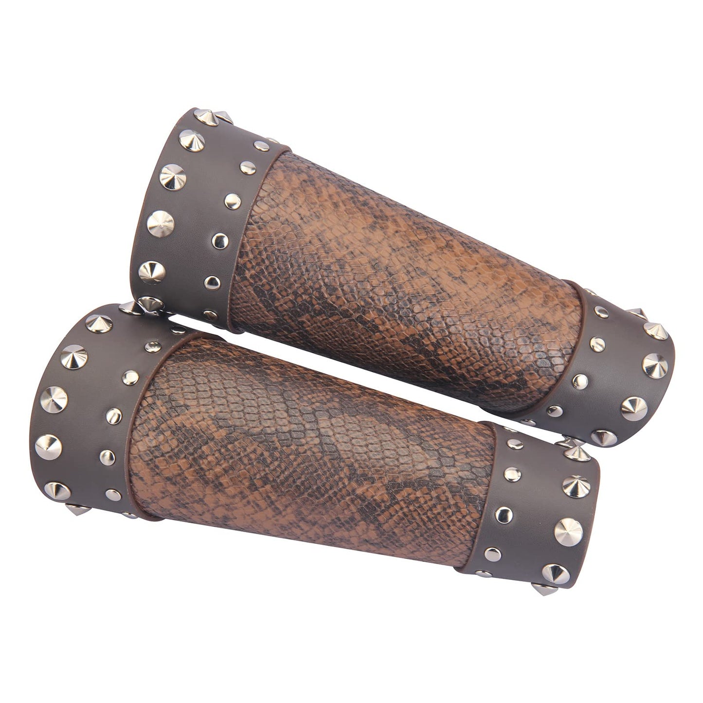 Leather Gauntlet Wristband Medieval Archery Bracers