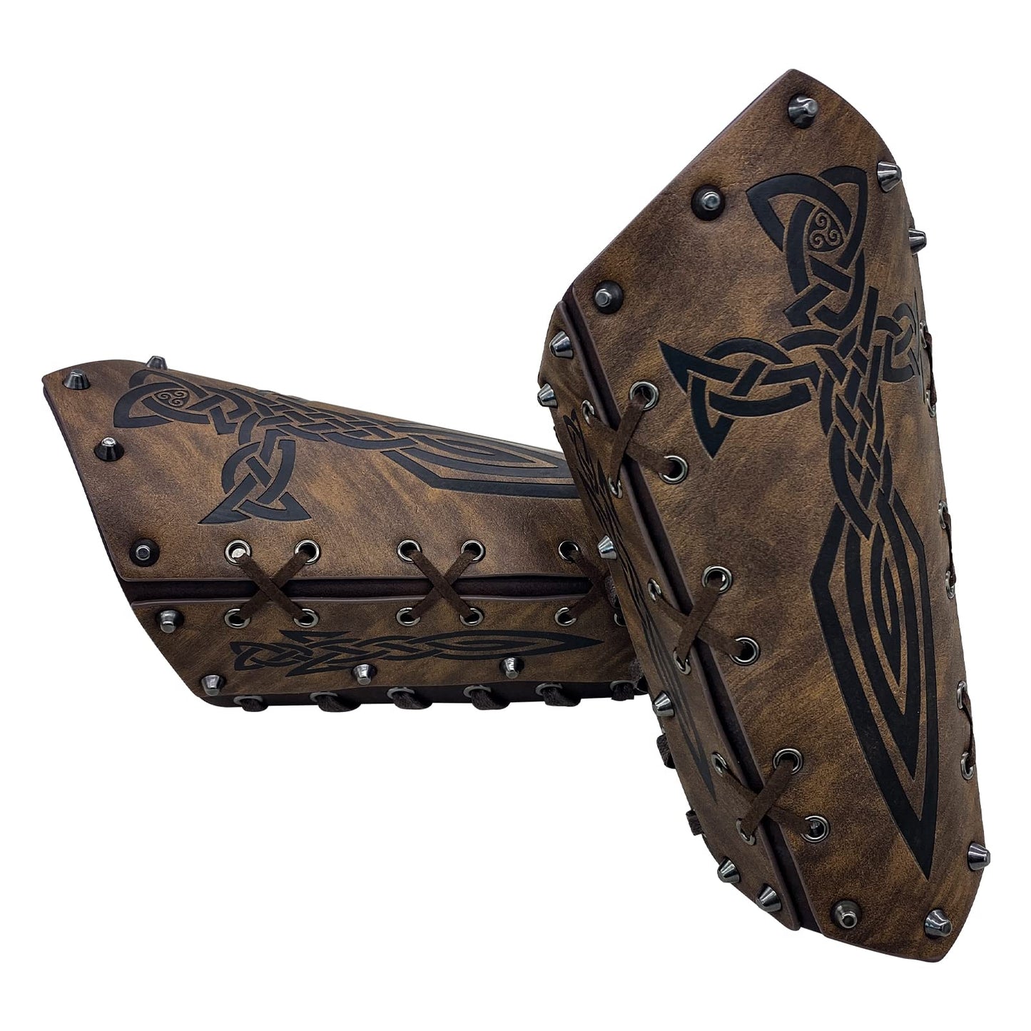 Leather Bracer Arm Cuff Armor Medieval Vambrace