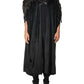 Costume Culture Men's Big Medieval Cape Adult Deluxe Standard Black
