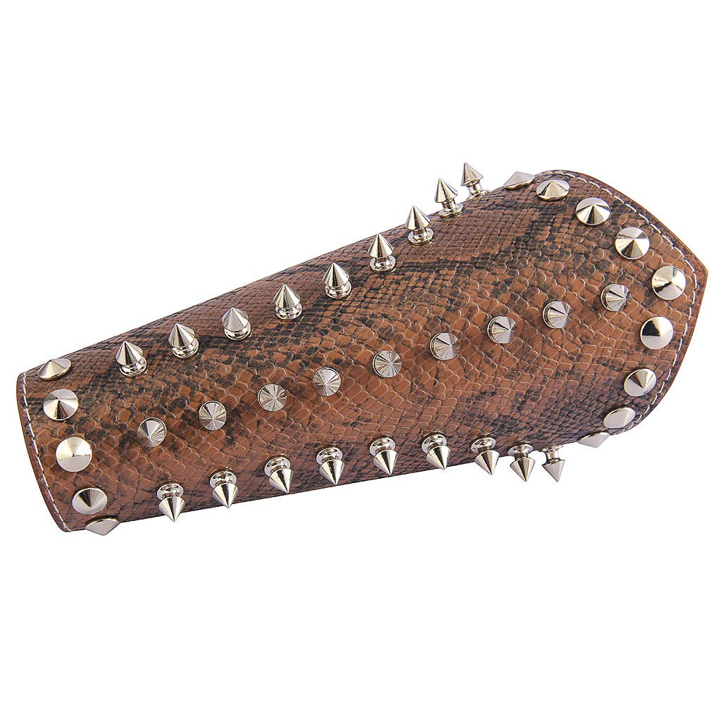 Leather Gauntlet Wristband Medieval Archery Bracers