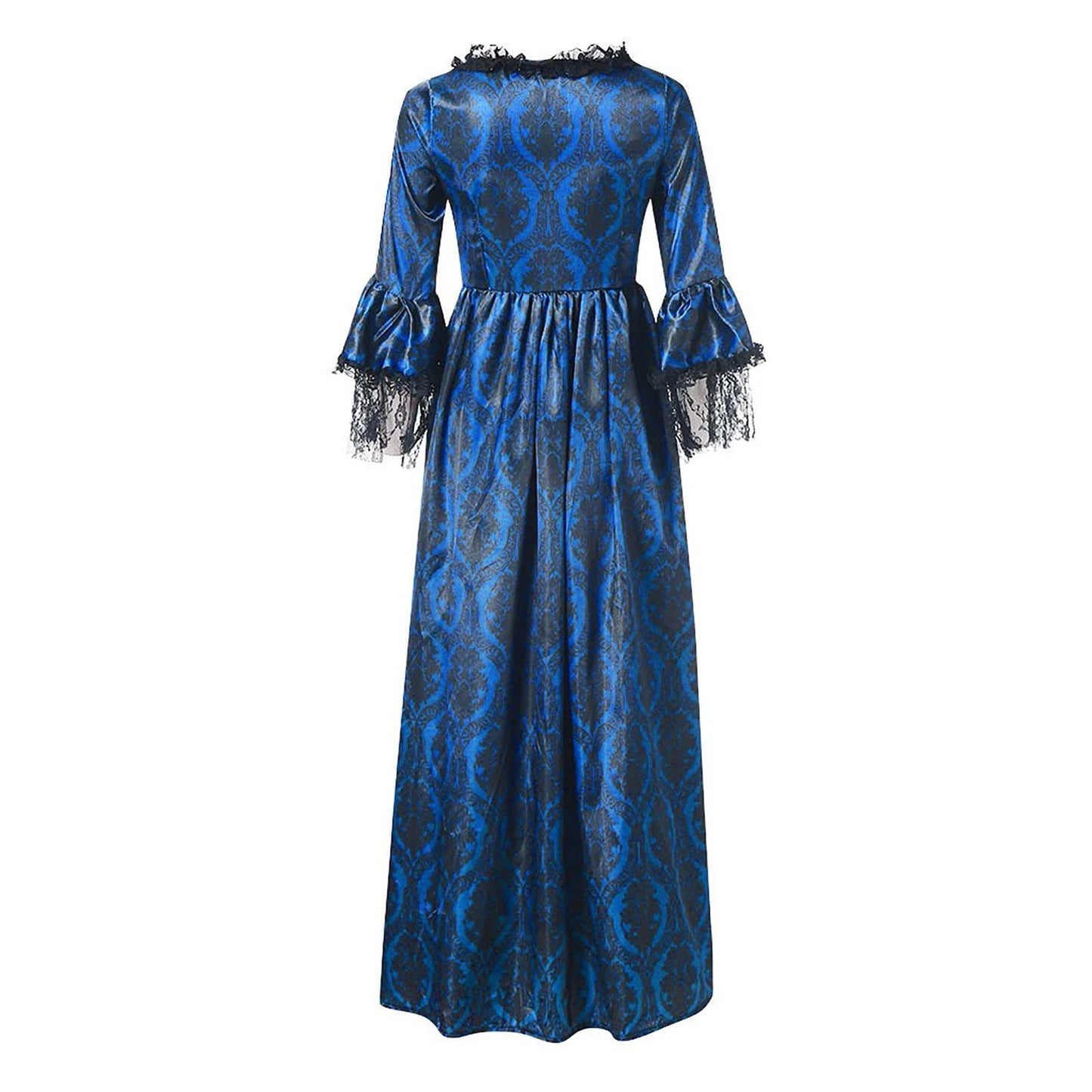 Wine Gothic Witch Medieval Wedding Dress Renaissance Dress for Women