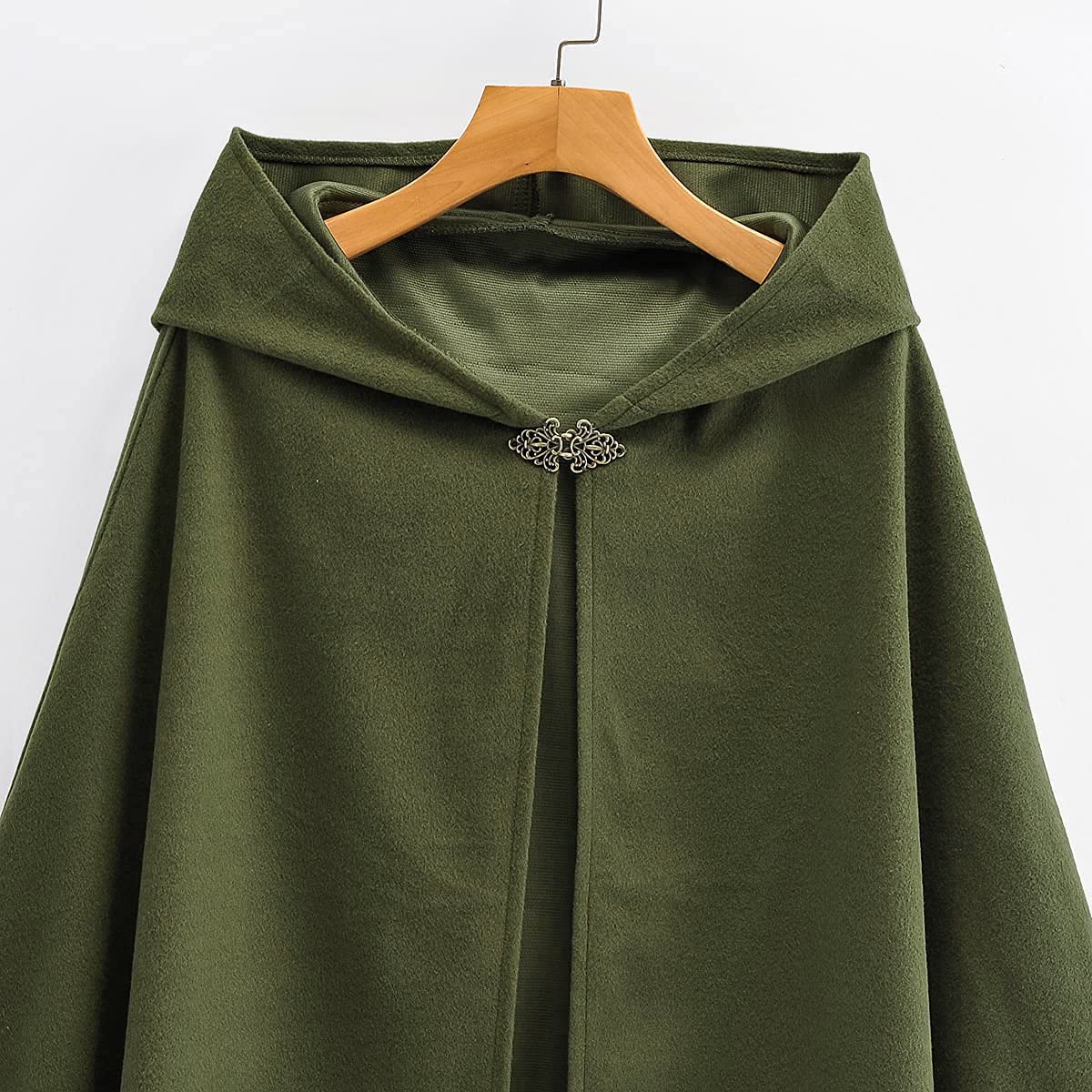 Women's Calf Length Cotton Lining Cloak