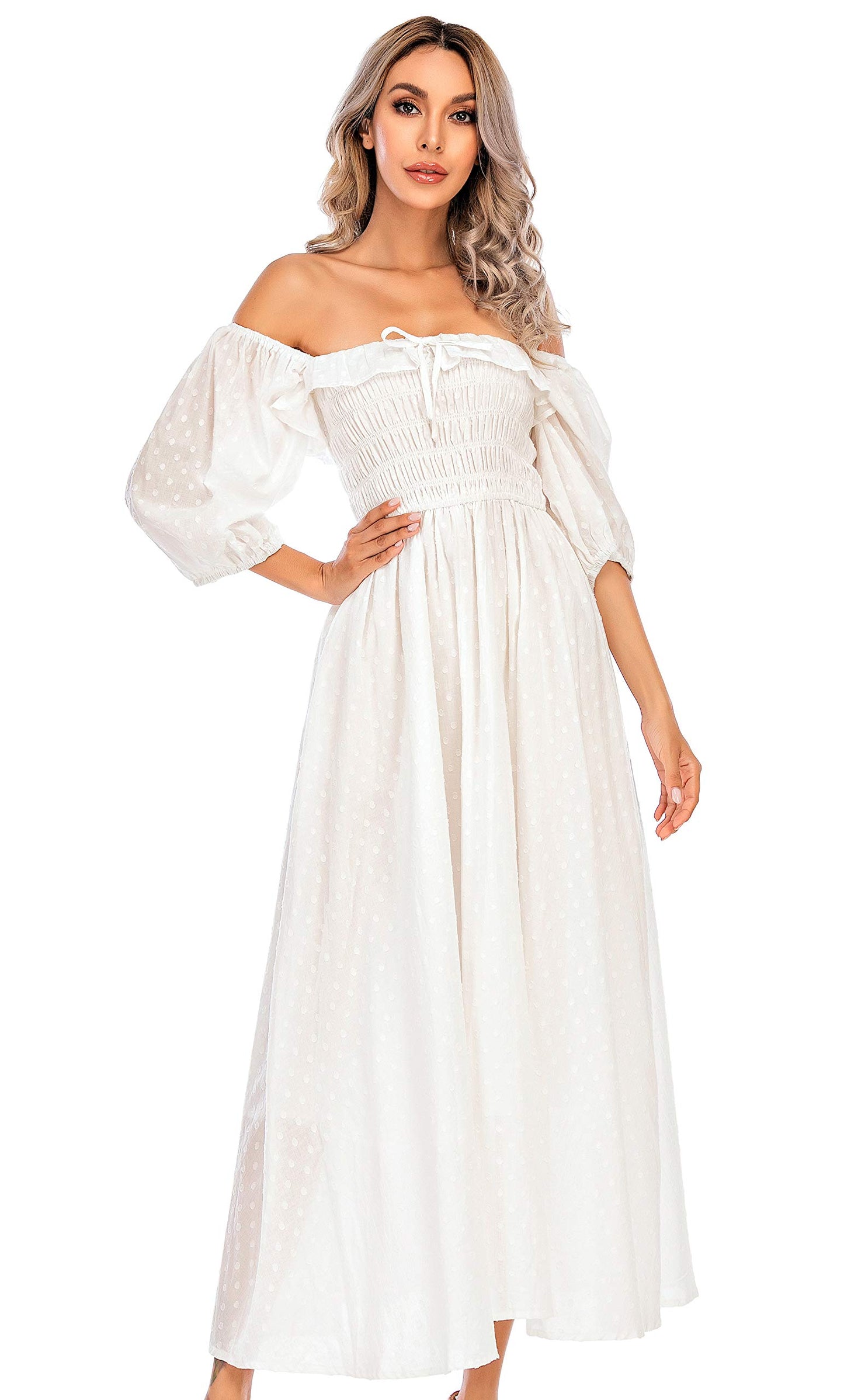 Half Sleeve Linen Dress