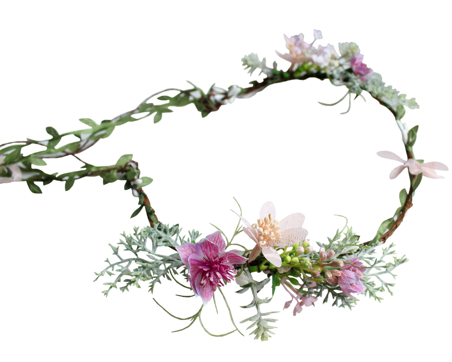 Vivivalue Floral Crown Girl Floral Headband Flower Headpiece Halo Wedding Party Photos I