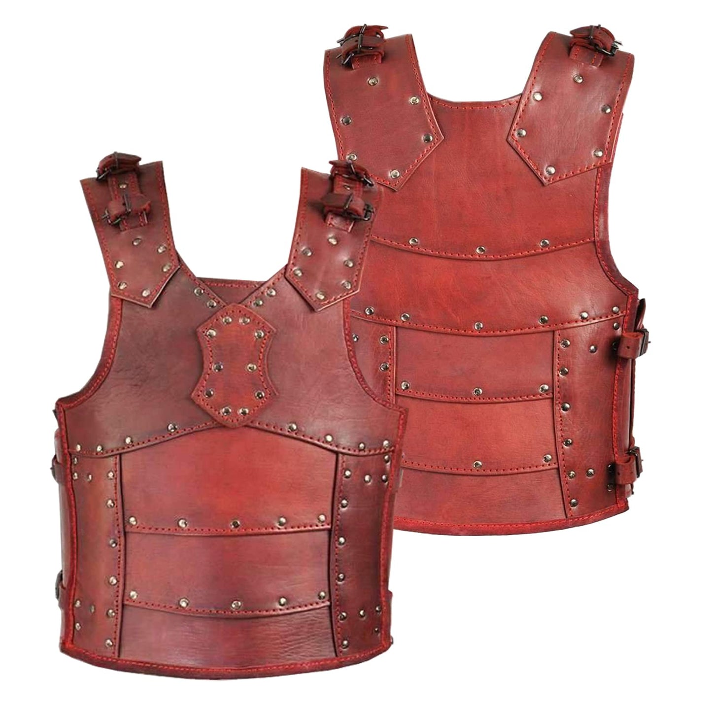 Medieval Chest Armor for Men Viking Leather Armour