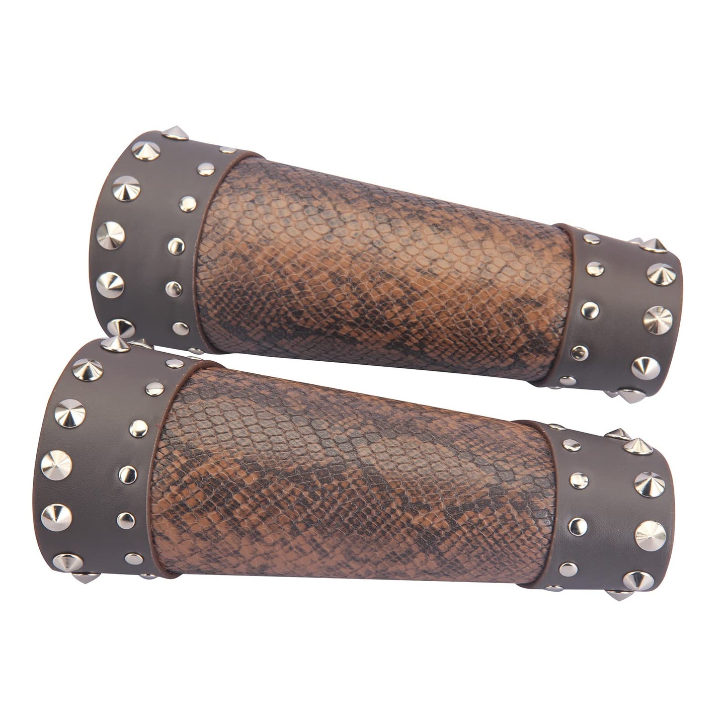 Leather Gauntlet Wristband Medieval Archery Bracers