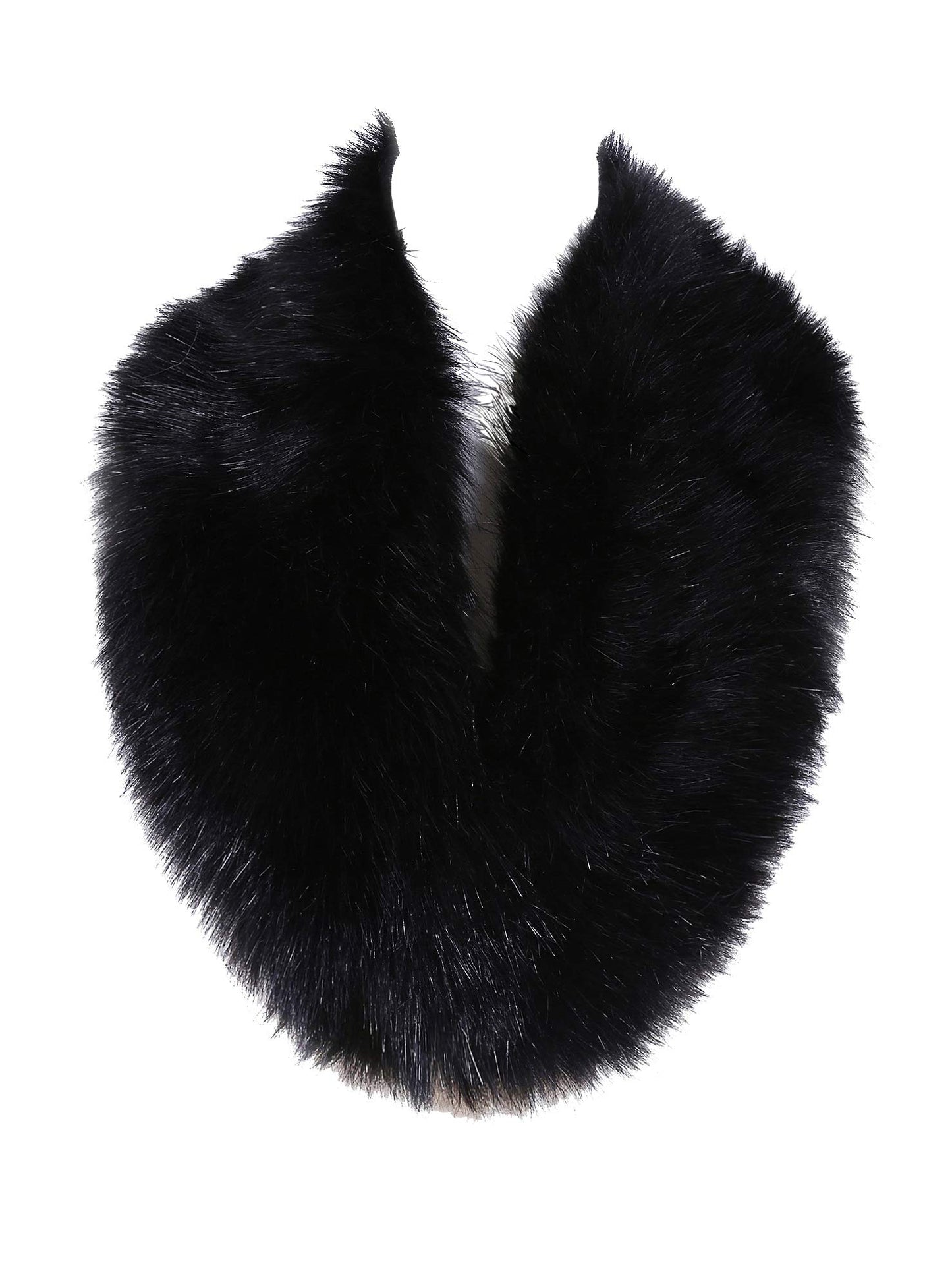 Soul Young Faux Fur Collar Women's Neck Warmer Scarf Wrap 80cm,31.5in A-nature