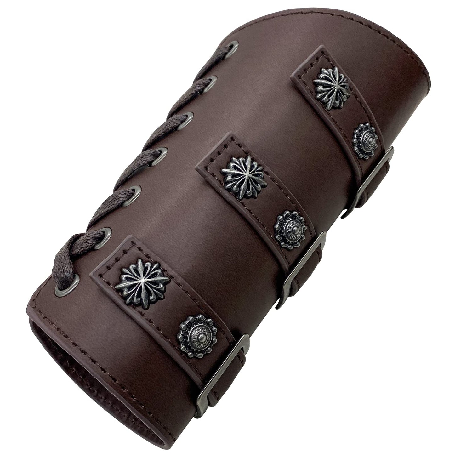 Jeilwiy Viking Bracers Medieval Leather Bracers