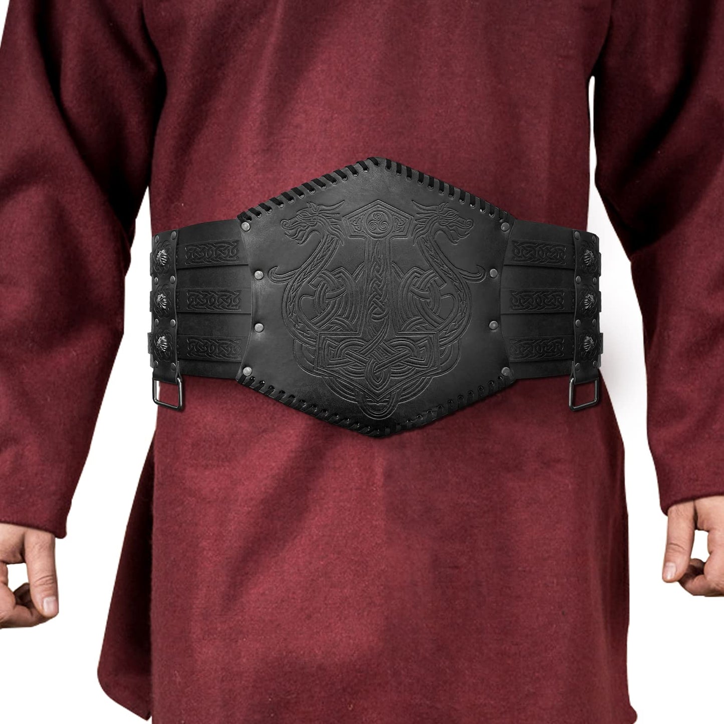 HiiFeuer Viking Embossed Waist Armor