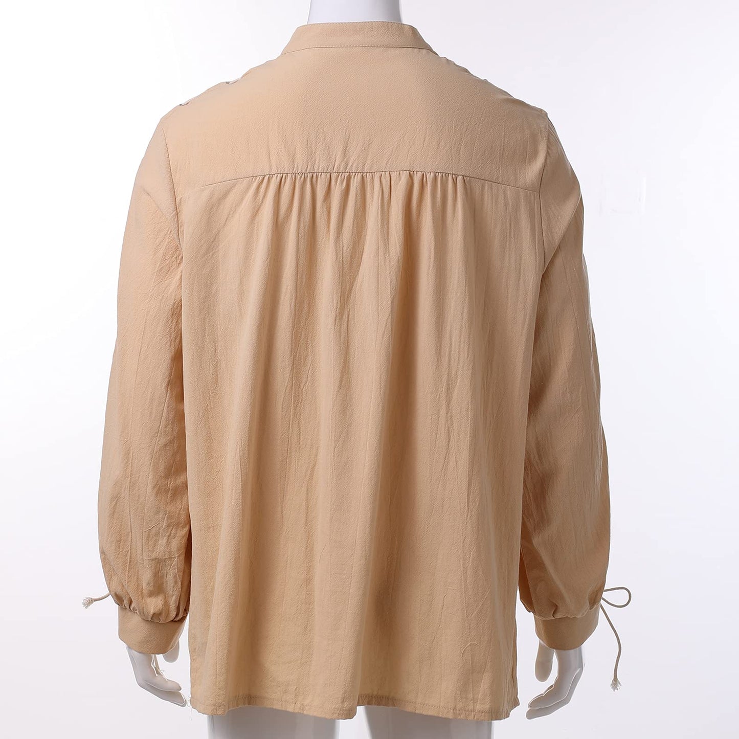 Linen Ruched Chest Viking Peasant Undertunic