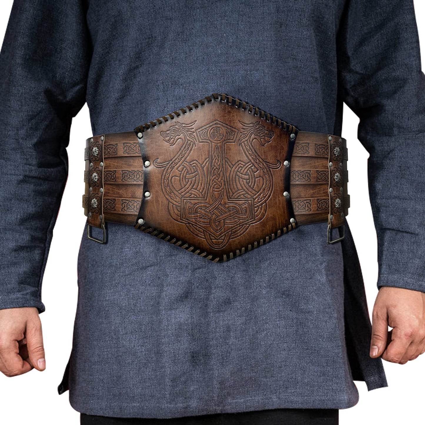 HiiFeuer Viking Embossed Waist Armor