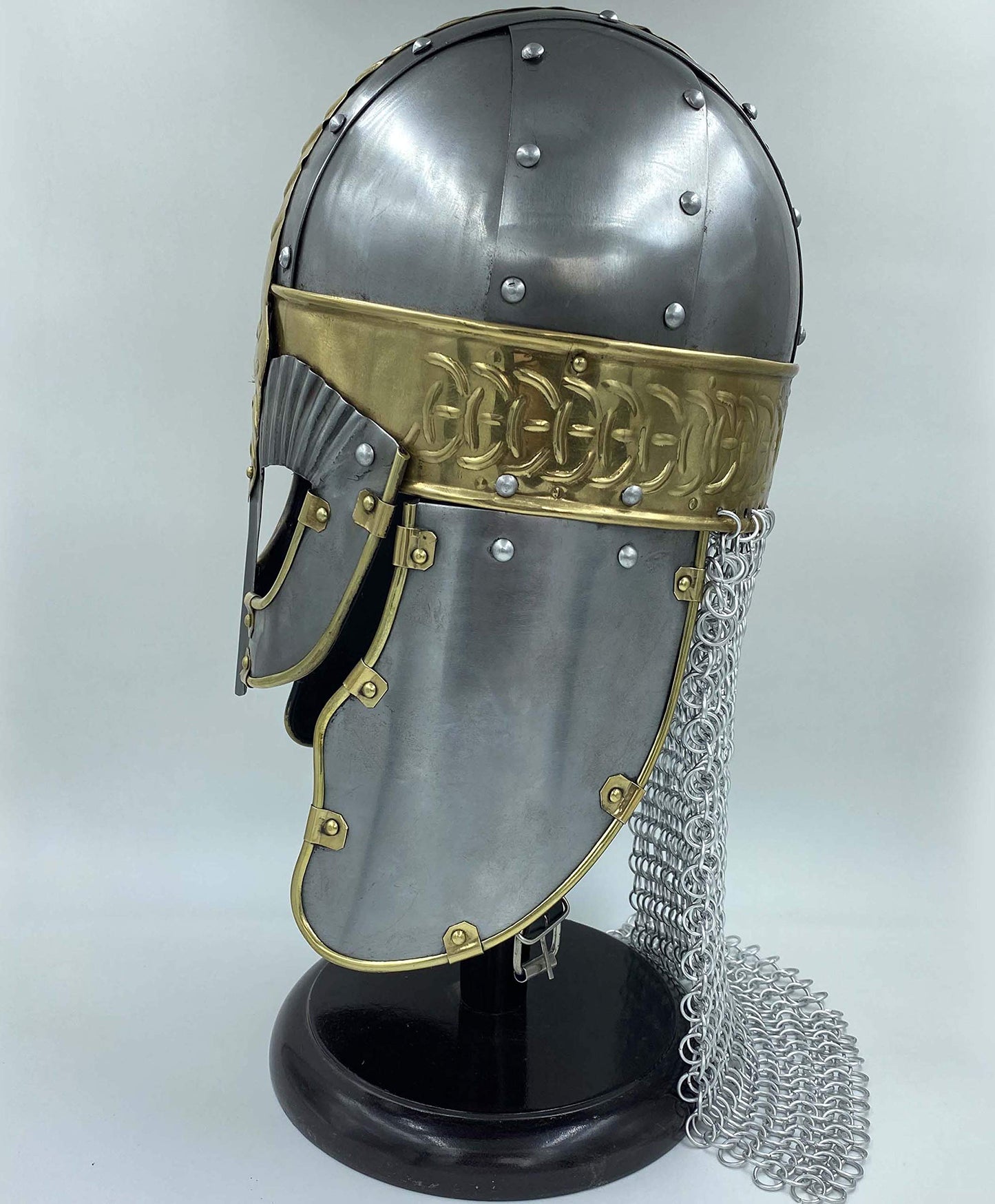 Medieval Norway Viking Mask Spectacle Armor Helmet