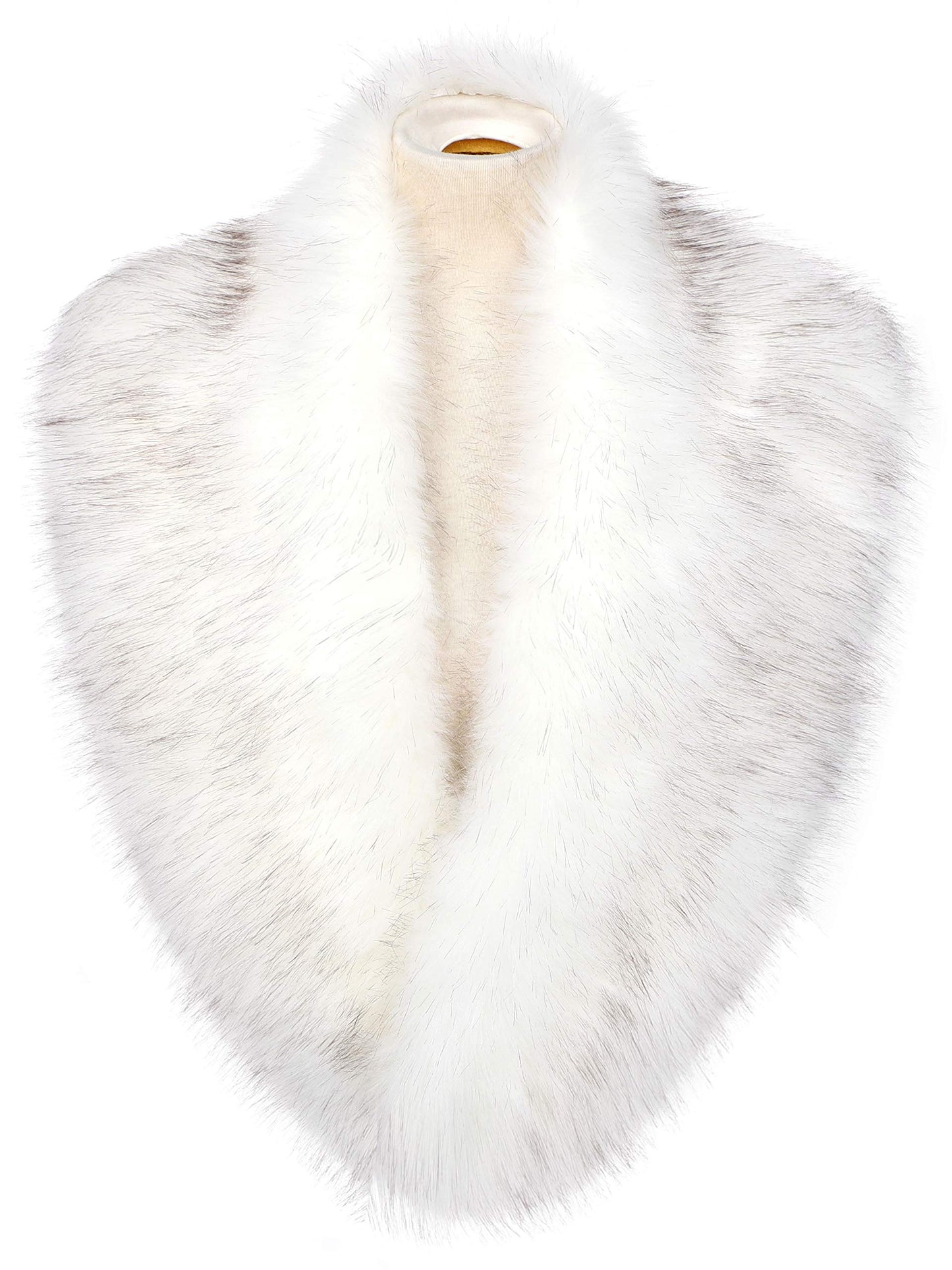 Soul Young Faux Fur Collar Women's Neck Warmer Scarf Wrap 80cm,31.5in A-nature