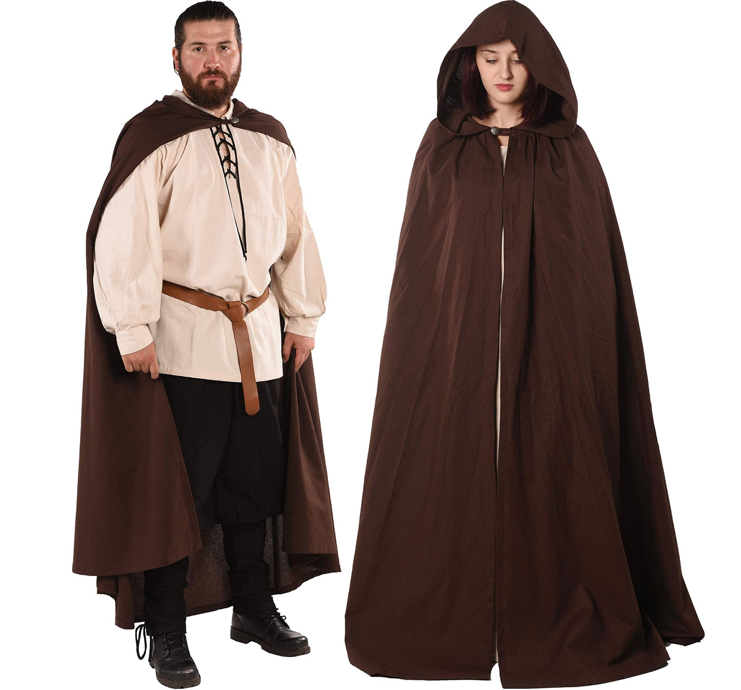 Norse Merchant Medieval Hooded Viking Cape