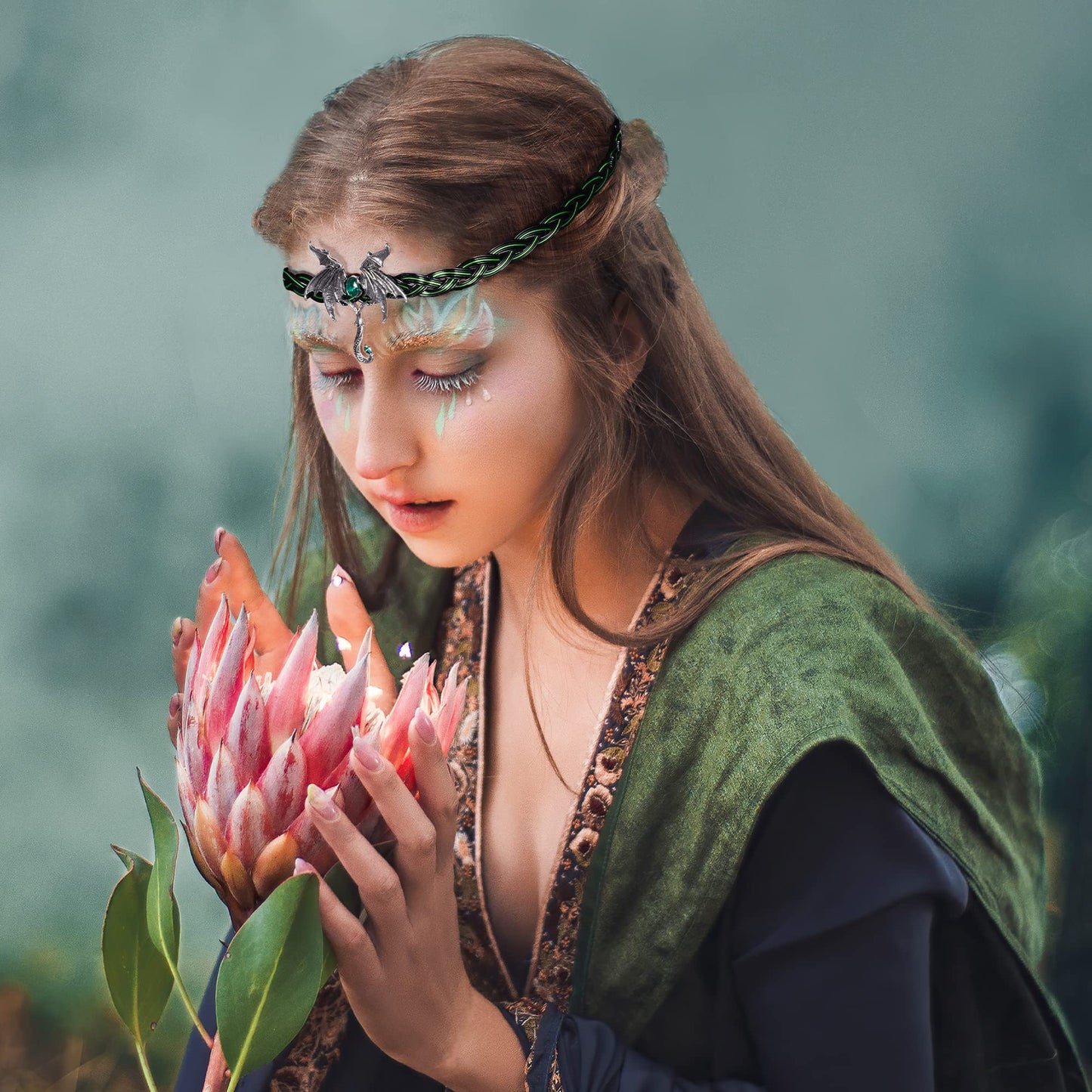 Braided Metal Circlet Crown